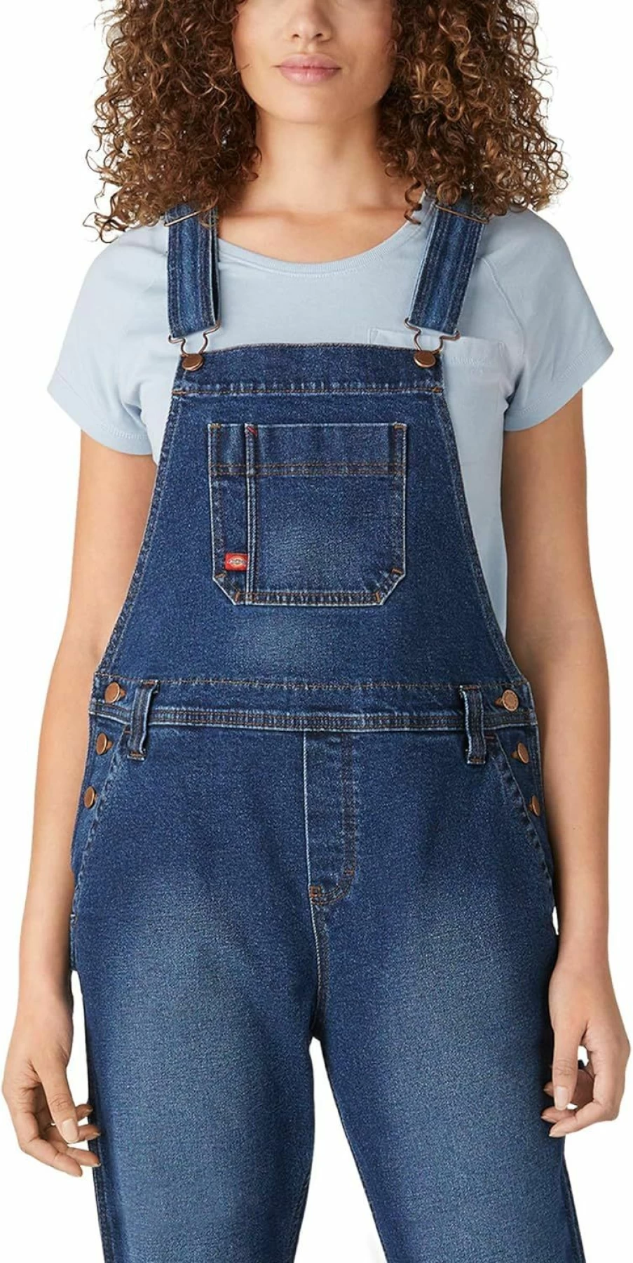 Eagle Blue Jeans Women's Denim Bib Overalls - Classic Comfort & Durable Workwear