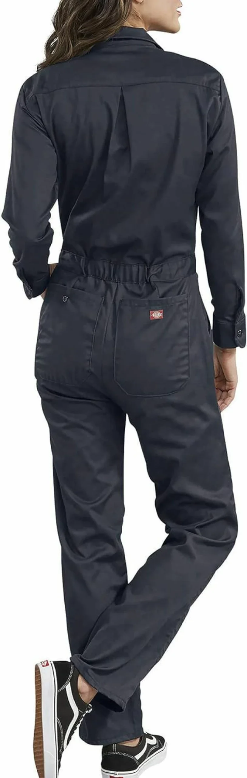 Dickies Women's Cotton Twill Long Sleeve Coverall Work Jumpsuit