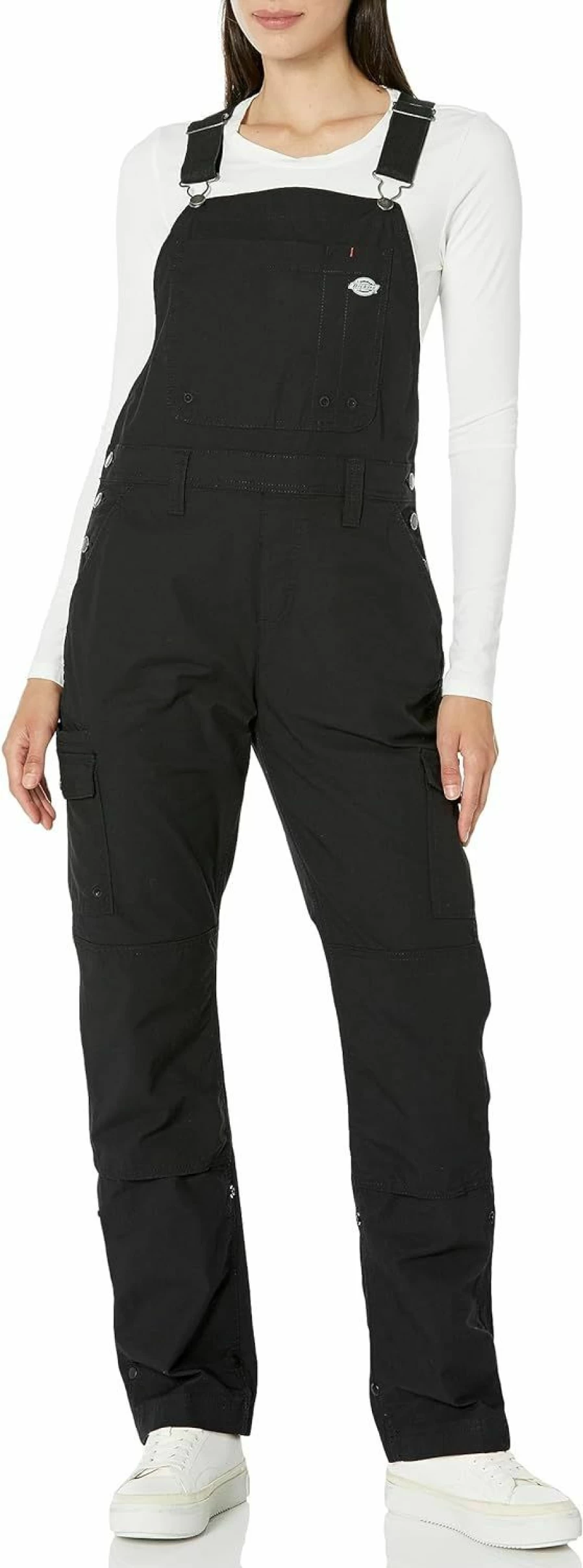 Dickies Women's Cooling Ripstop Bib Overalls - Lightweight Summer Workwear