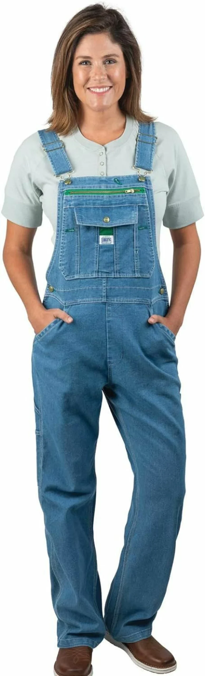 Liberty Women's Denim Bib Overalls - Comfortable & Stylish Coveralls for Women