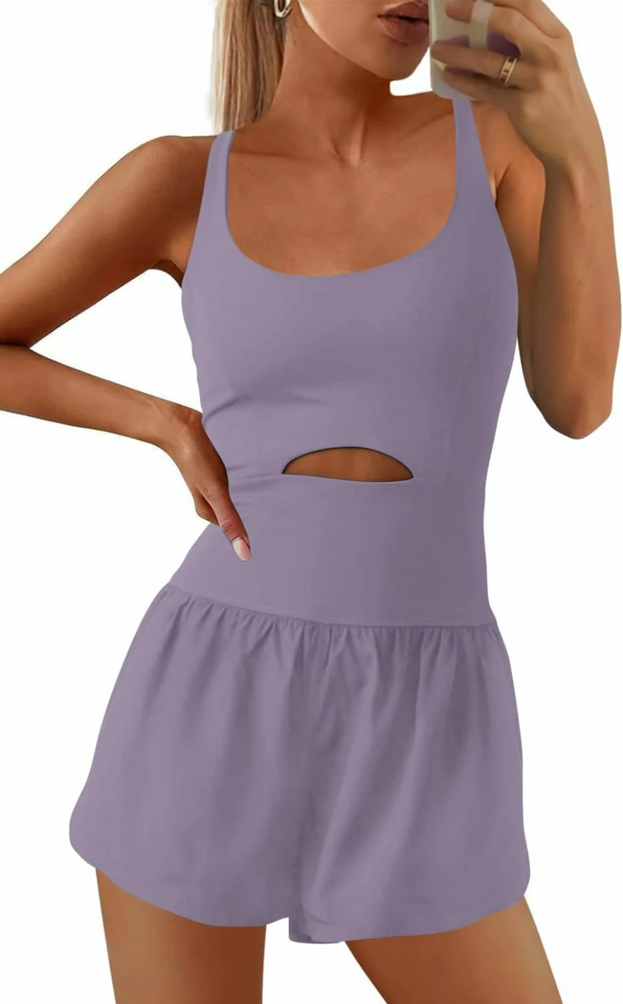 SENSERISE Women's Workout Romper - Athletic Running Onesie, Gym & Yoga Jumpsuit for Women, Comfortable Exercise Outfit
