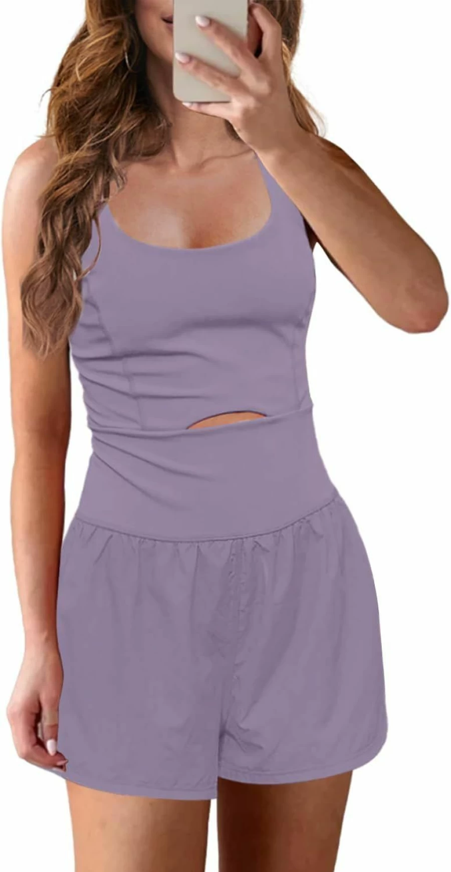 SENSERISE Women's Workout Romper - Athletic Running Onesie, Gym & Yoga Jumpsuit for Women, Comfortable Exercise Outfit
