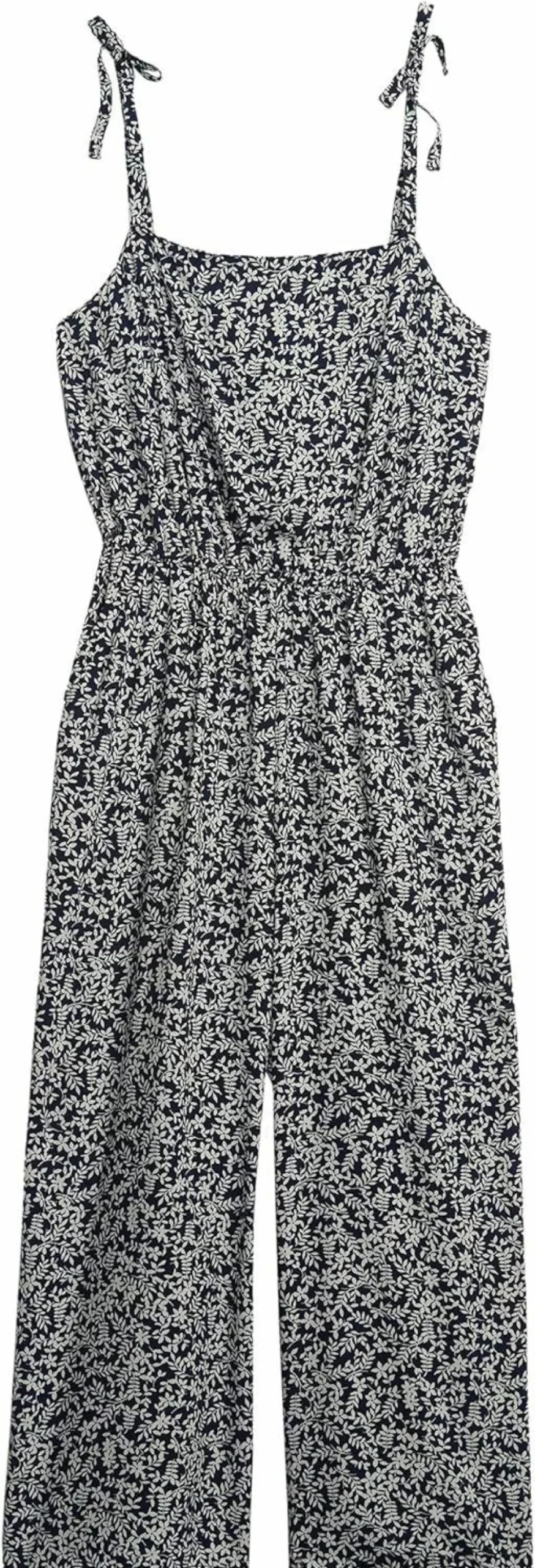GAP Women's Sleeveless Cami Jumpsuit - Casual Strap Romper with Adjustable Fit