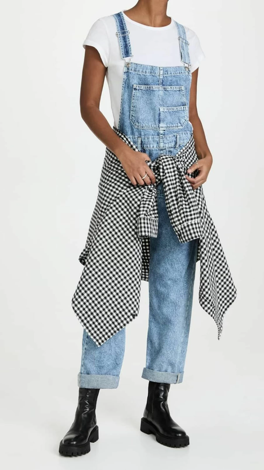 FP Movement Women's Ziggy Denim Overalls - High-Waisted Stretch Jumpsuit for Active Lifestyle