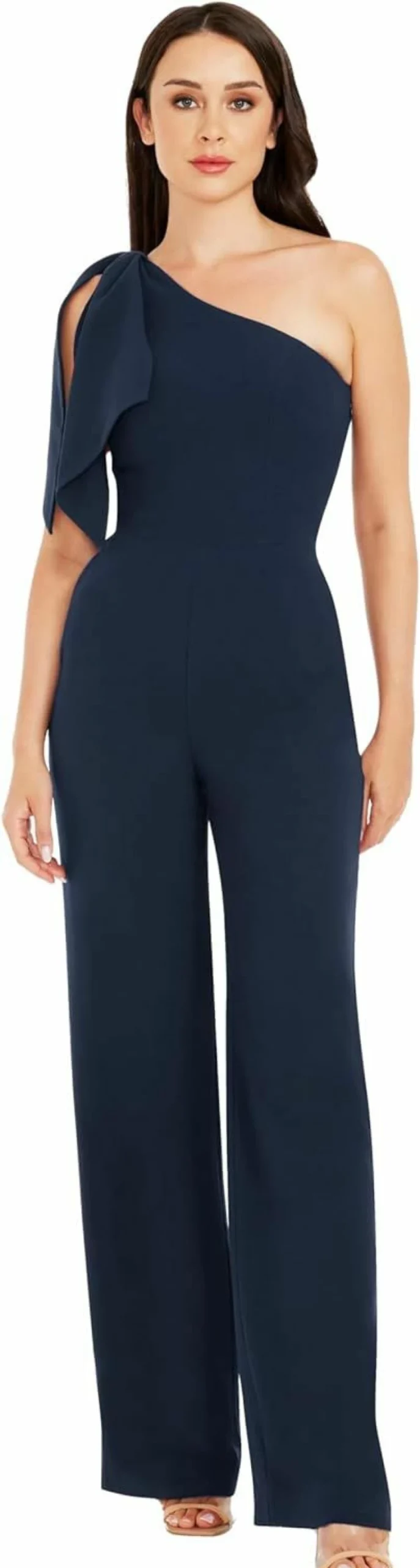 Dress the Population Women's Tiffany Jumpsuit - Bodycon Midi Dress for Women