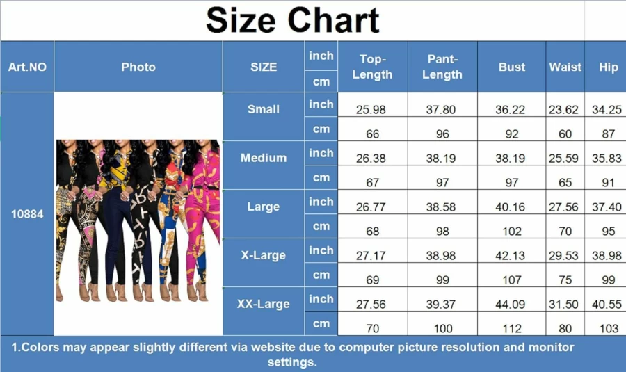 Glozeplus Women's Floral Print Tracksuit Set - Sexy Long Sleeve Crop Top & Long Pants Bodycon Jumpsuit Outfit