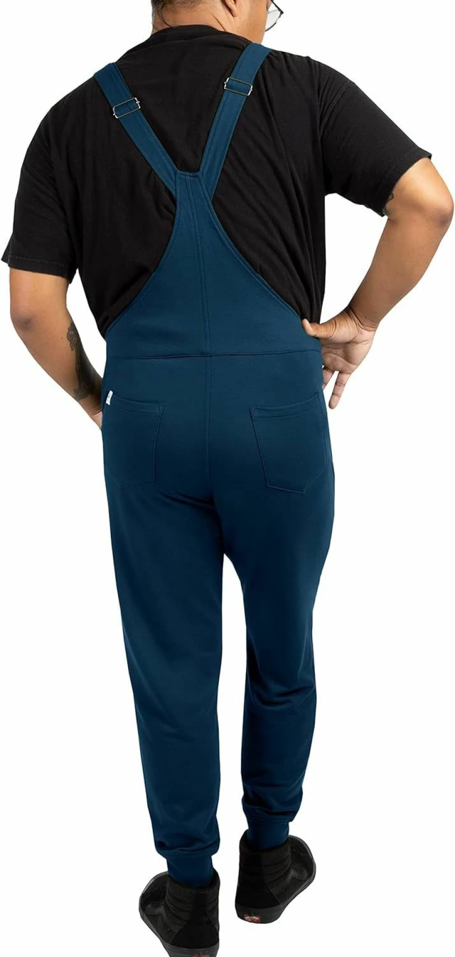 "Swoveralls Unisex Organic Cotton Overalls - Relaxed Fit Sweatpants for Men & Women"